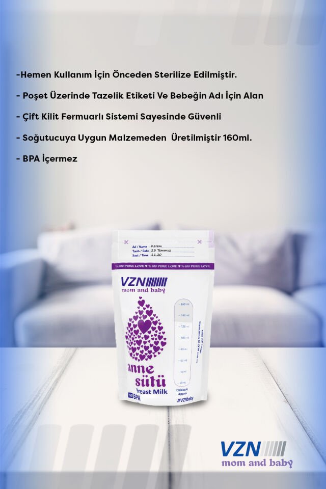 Anne Sütü Saklama Poşeti MSB01
