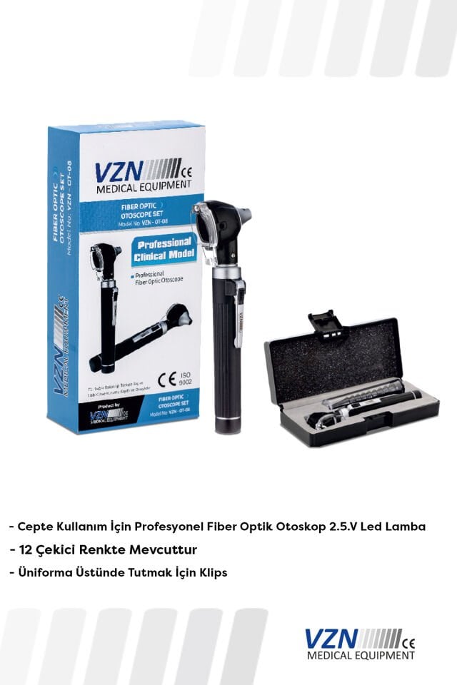 Fiber Optik Otoskop Set VZN-OT-08