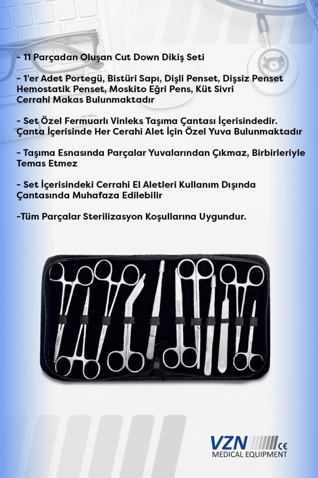 Cerrahi Dikiş Seti VZN-CAT-E11