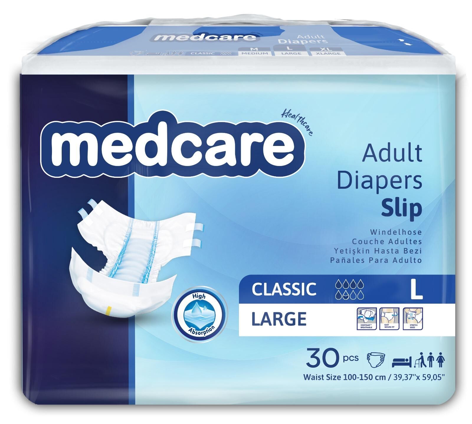 MEDCARE Classic Belbantlı Large
