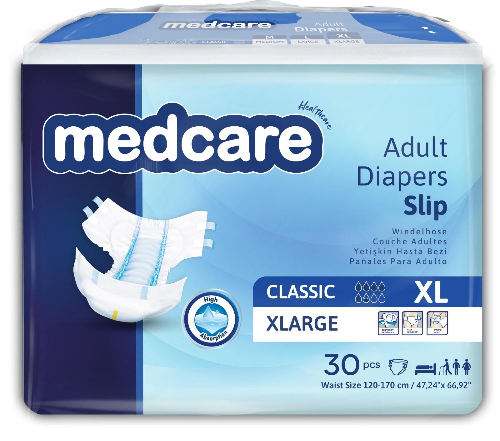 MEDCARE Classic Belbantlı XLarge