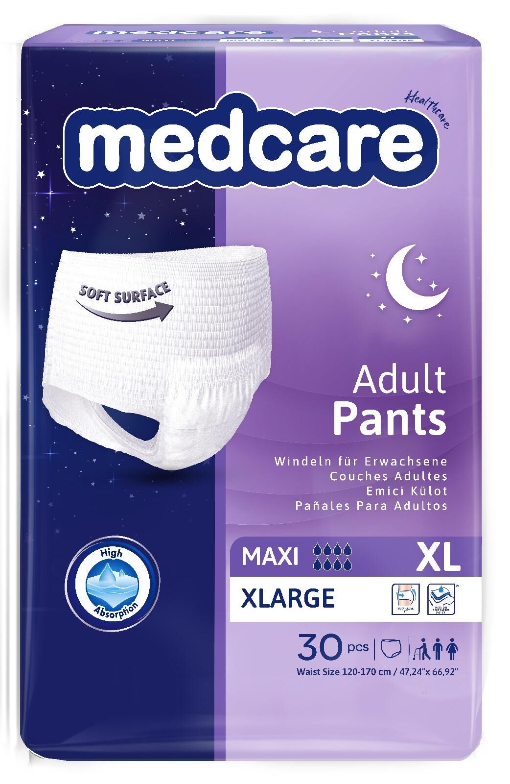 MEDCARE Emici Külot Bez Maxi XLarge