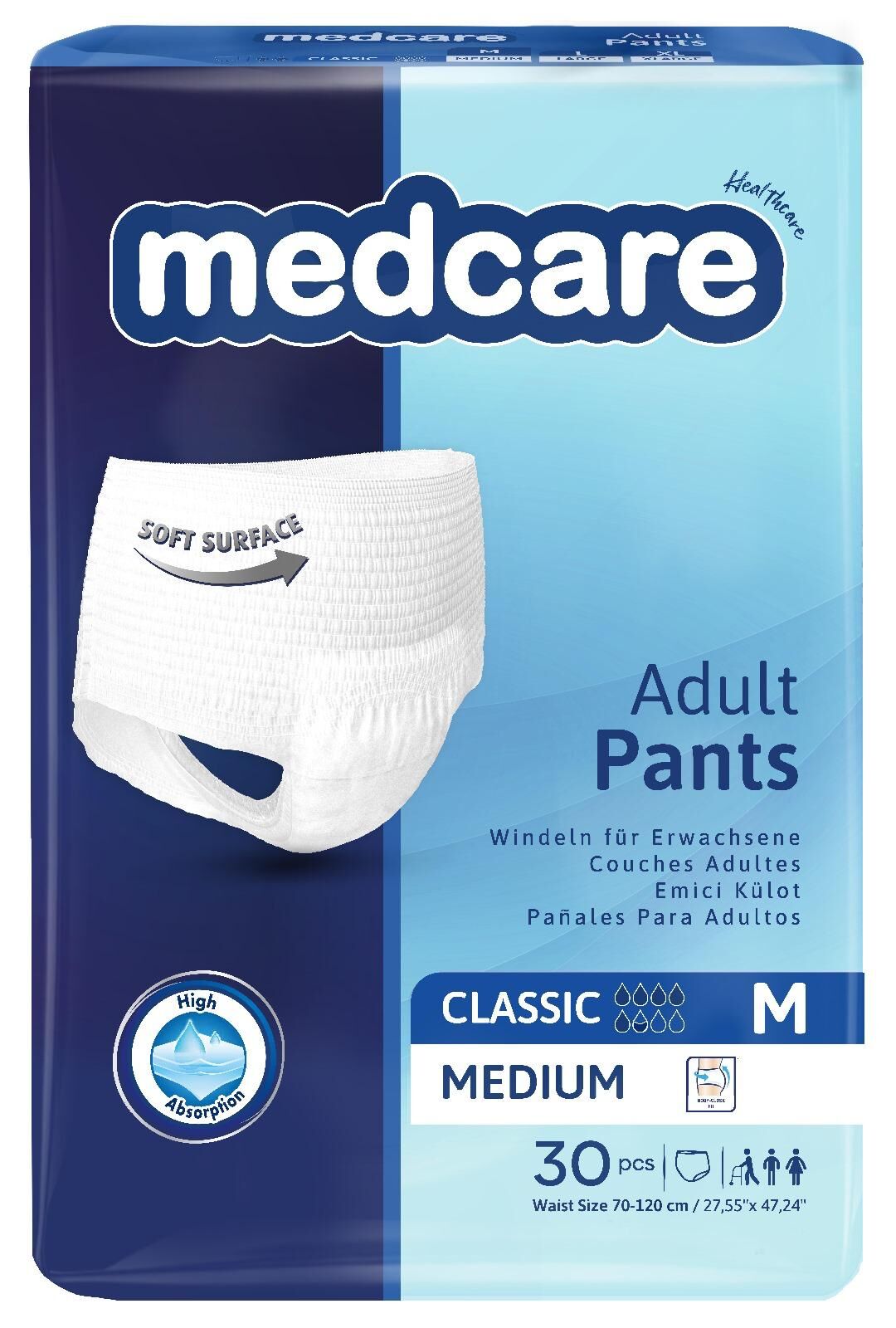 MEDCARE Emici Külot Bez Classic Medium