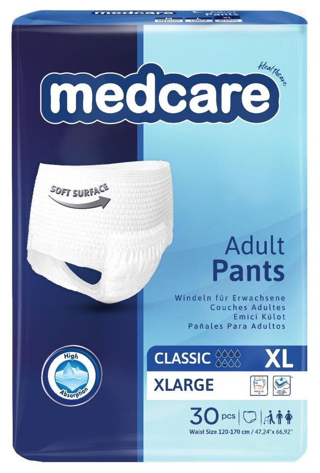 MEDCARE Emici Külot Bez Classic XLarge