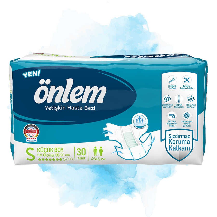 ÖNLEM Yetişkin Hasta Bezi 30'lu Belbantlı Small