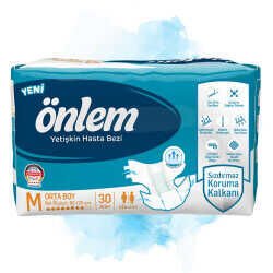 ÖNLEM Yetişkin Hasta Bezi  Belbantlı 30'lu Medium