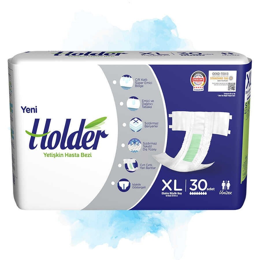 HOLDER Belbantlı Yetişkin Hasta Bezi 30'lu XLarge