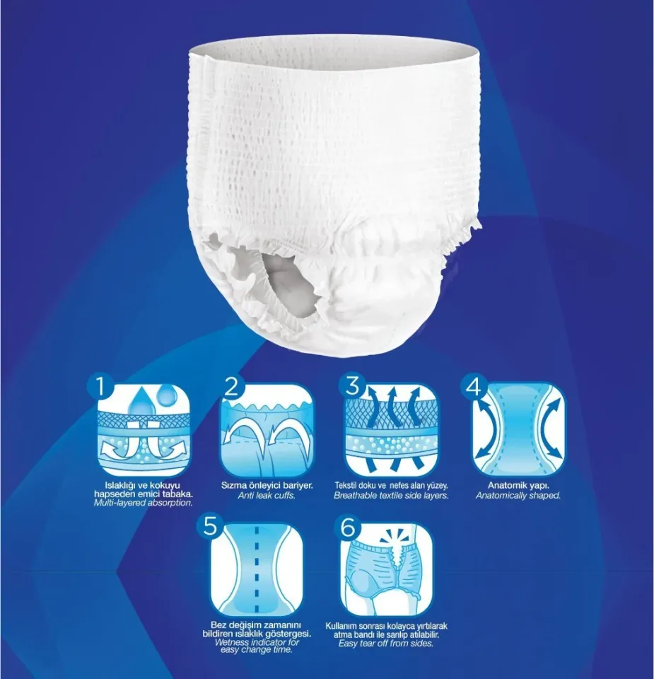 PROSAFE Emici Külot Bez 30'lu Large