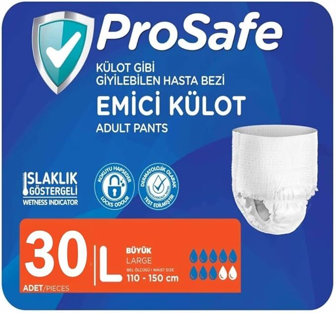PROSAFE Emici Külot Bez 30'lu Large