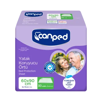 CANPED Yatak Koruyucu Örtü 60x90 cm 30'lu