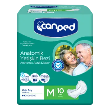 CANPED Anatomik Yetişkin Bezi Medium 10'lu