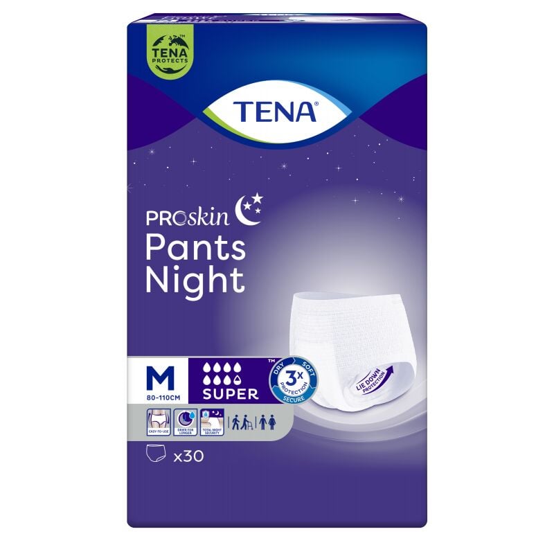 TENA ProSkin Pants Night Emici  Külot Medium 30'lu 7,5 Damla