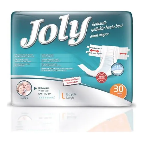 JOLY Belbantlı Yetişkin Hasta Bezi 30'lu Large