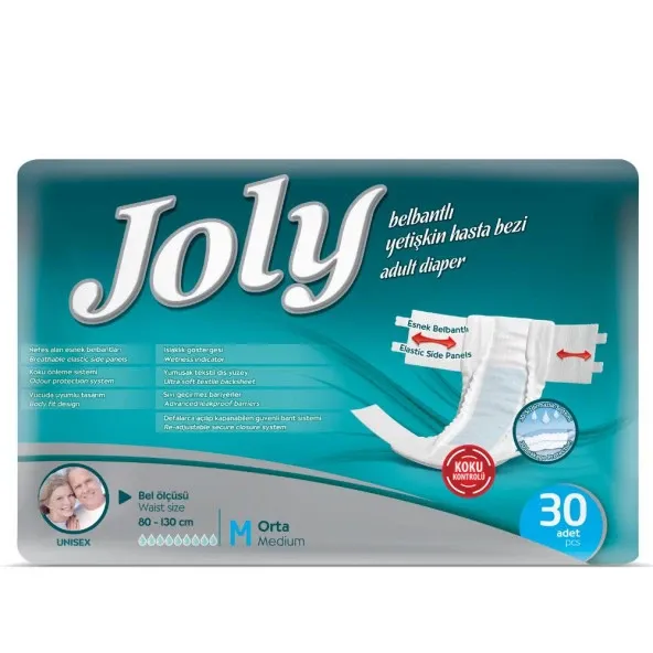 JOLY Belbantlı Yetişkin Hasta Bezi 30'lu Medium