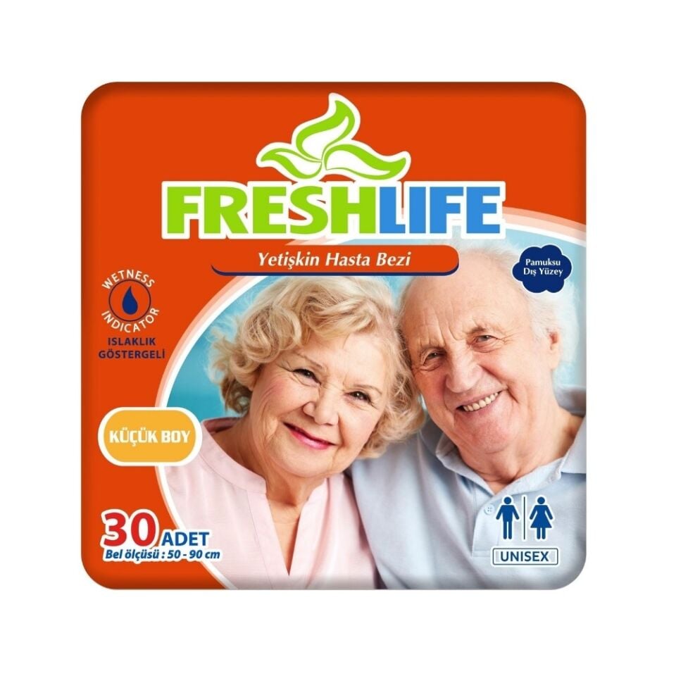 FRESHLIFE Belbantlı Yetişkin Hasta Bezi 30'lu Small