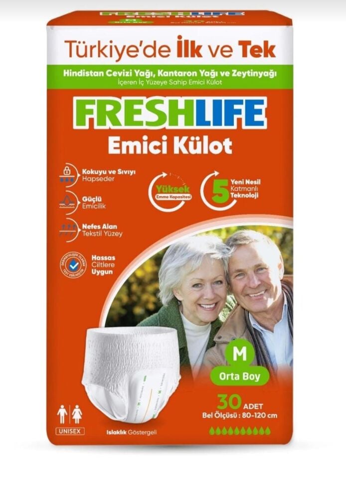 FRESHLIFE Emici Külot 30'lu Medium