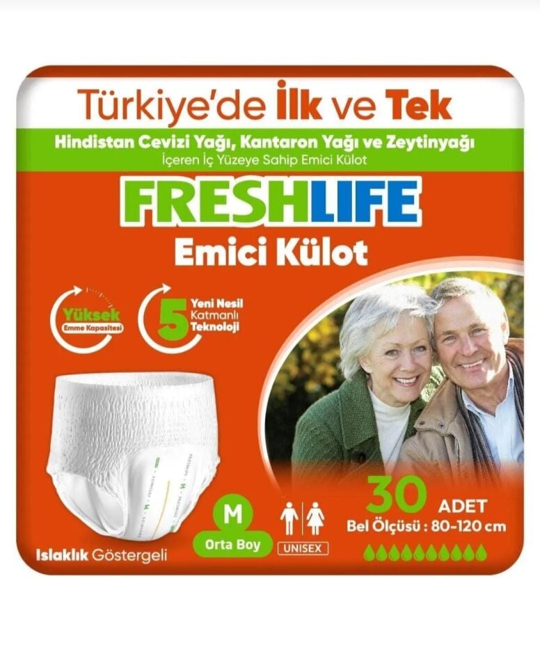 FRESHLIFE Emici Külot 30'lu Medium