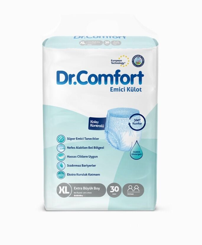 DR. COMFORT Yetişkin Emici Külot Medium 30'lu