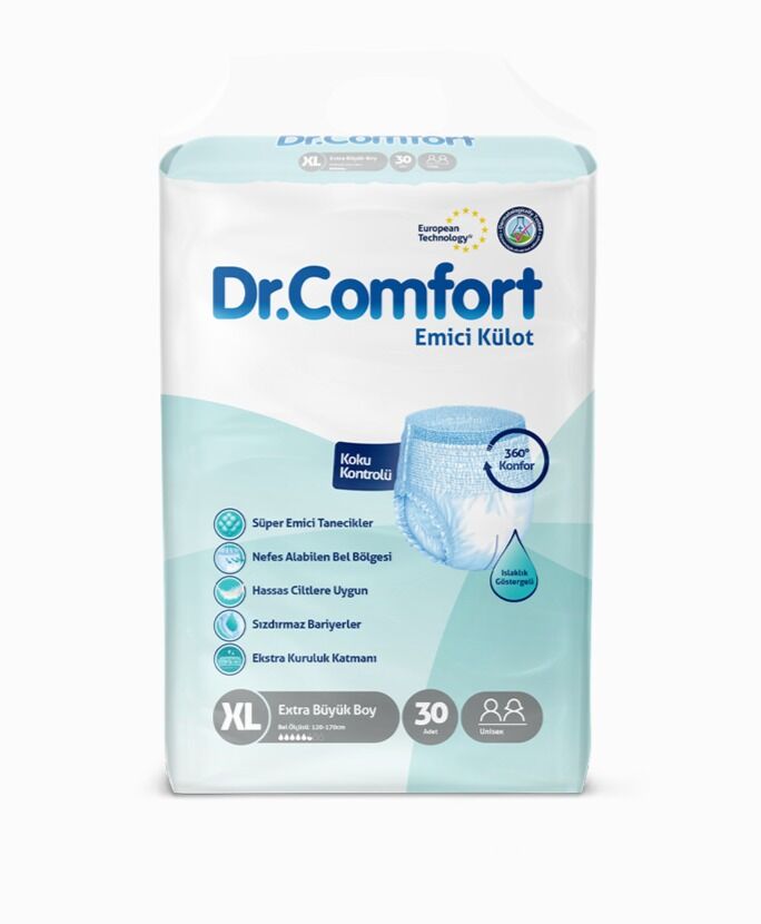 DR. COMFORT Yetişkin Emici Külot Medium 30'lu