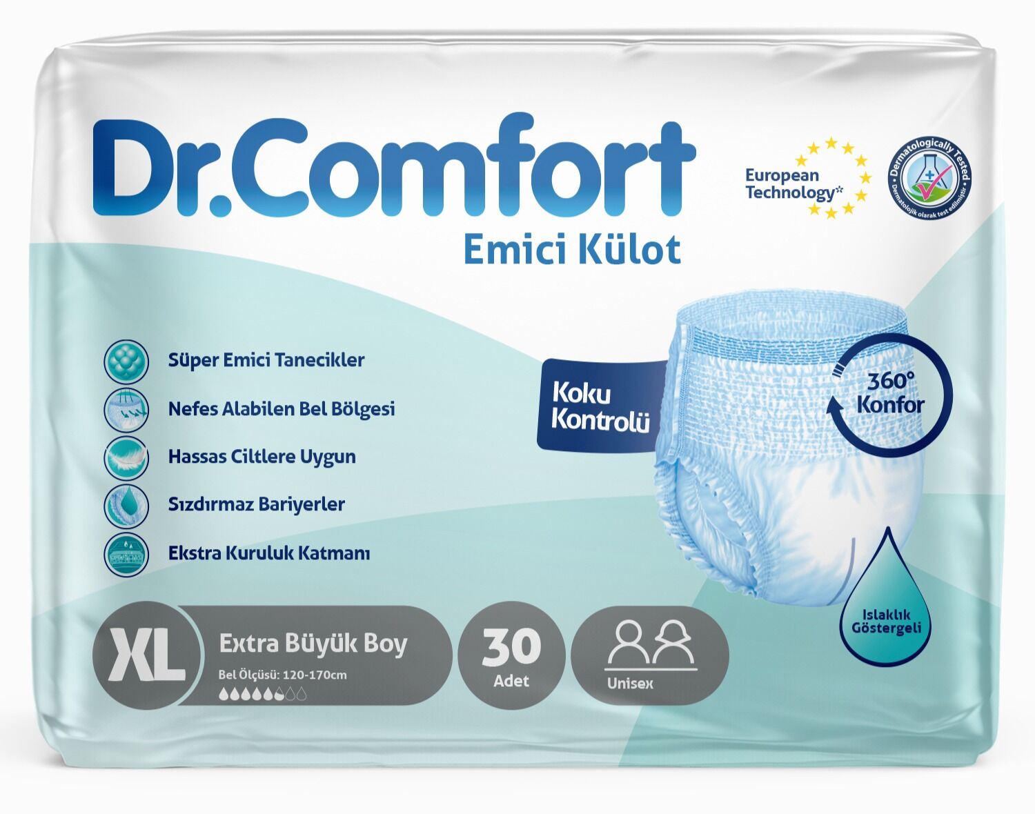 DR. COMFORT Yetişkin Emici Külot XLarge 30'lu