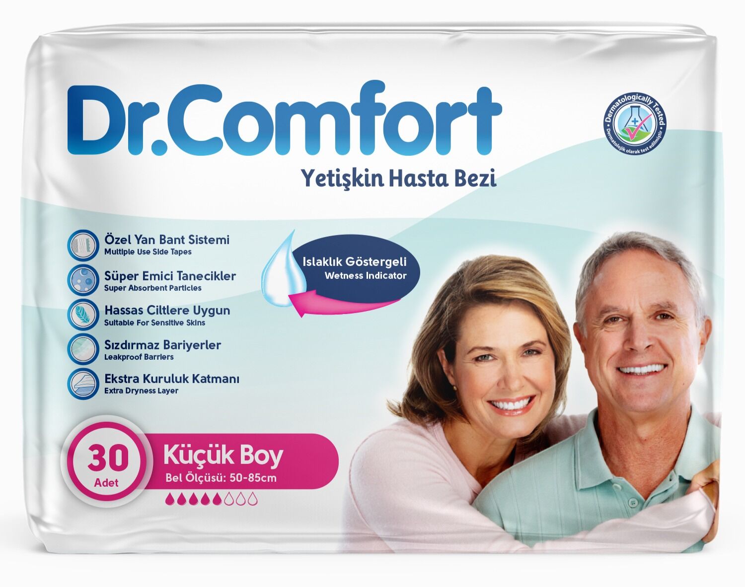 DR. COMFORT Yetişkin Hasta Bezi Small 30'lu