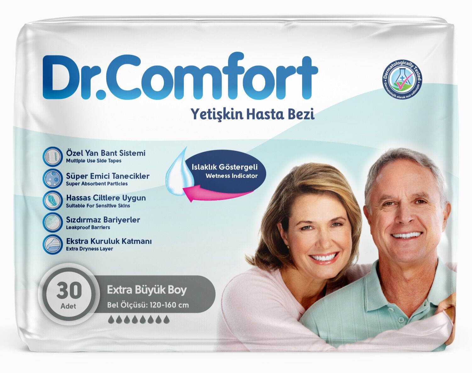 DR.COMFORT Yetişkin Hasta Bezi XLarge 30'lu