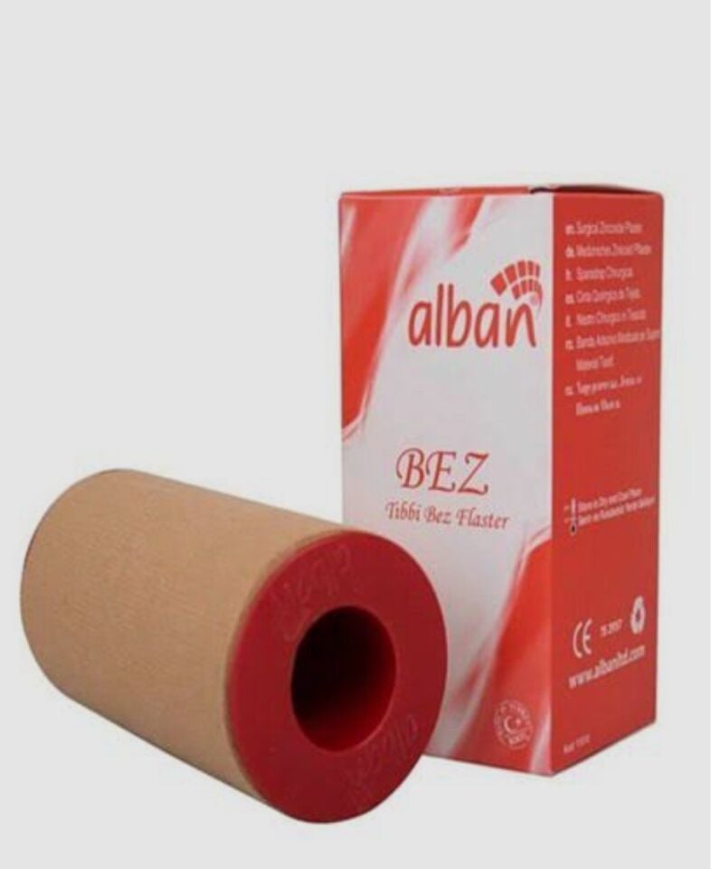 ALBAN Tıbbi Bez Flaster 5x10 cm