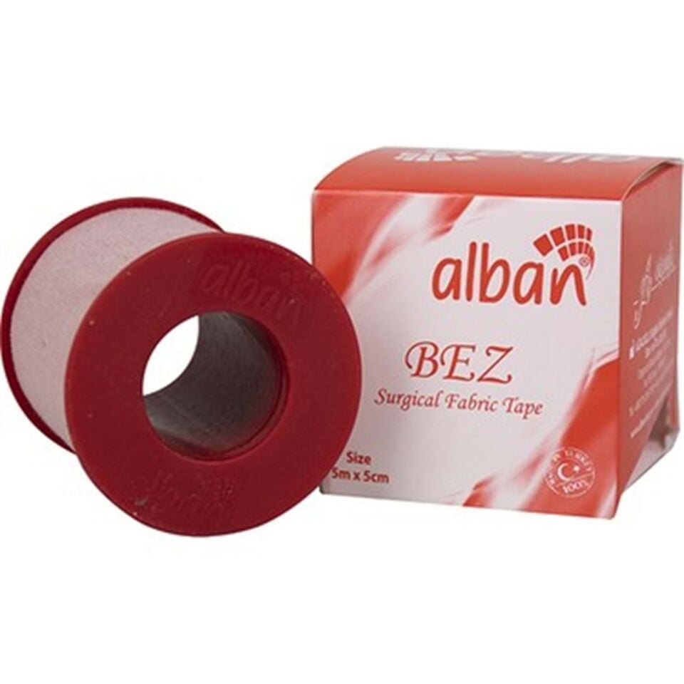 ALBAN Tıbbi Bez Flaster 5x5 cm