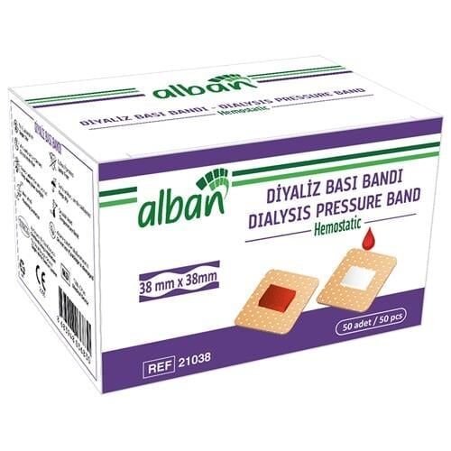 ALBAN Diyaliz Bası Bandı 38mm x 38mm