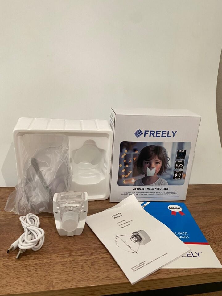 FREELY Giyilebilir Mesh Nebülizatör
