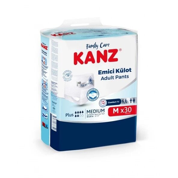 KANZ Belbantlı Yetişkin Hasta Bezi 30'lu Medium