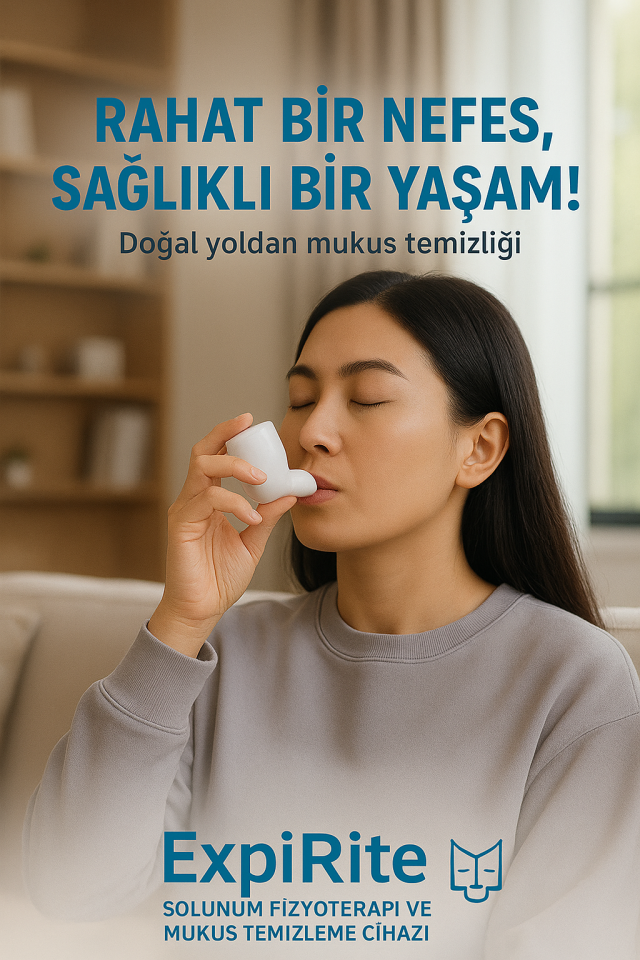 EXPIRITE Solunum Fizyoterapi Mukus Temizleme Cihazı