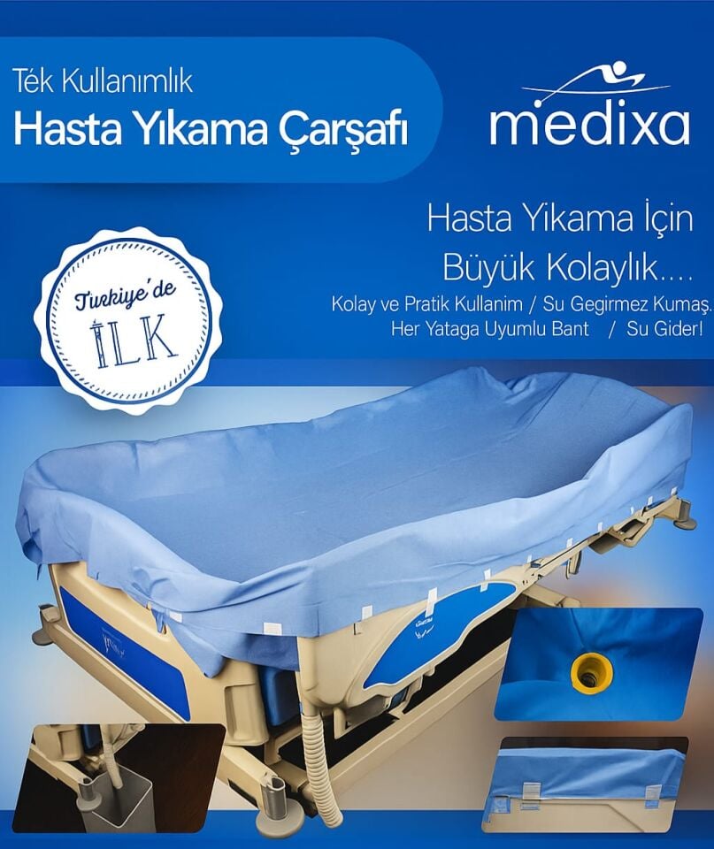 MEDIXA Hasta Yıkama Çarşafı (Tek Kullanımlık)