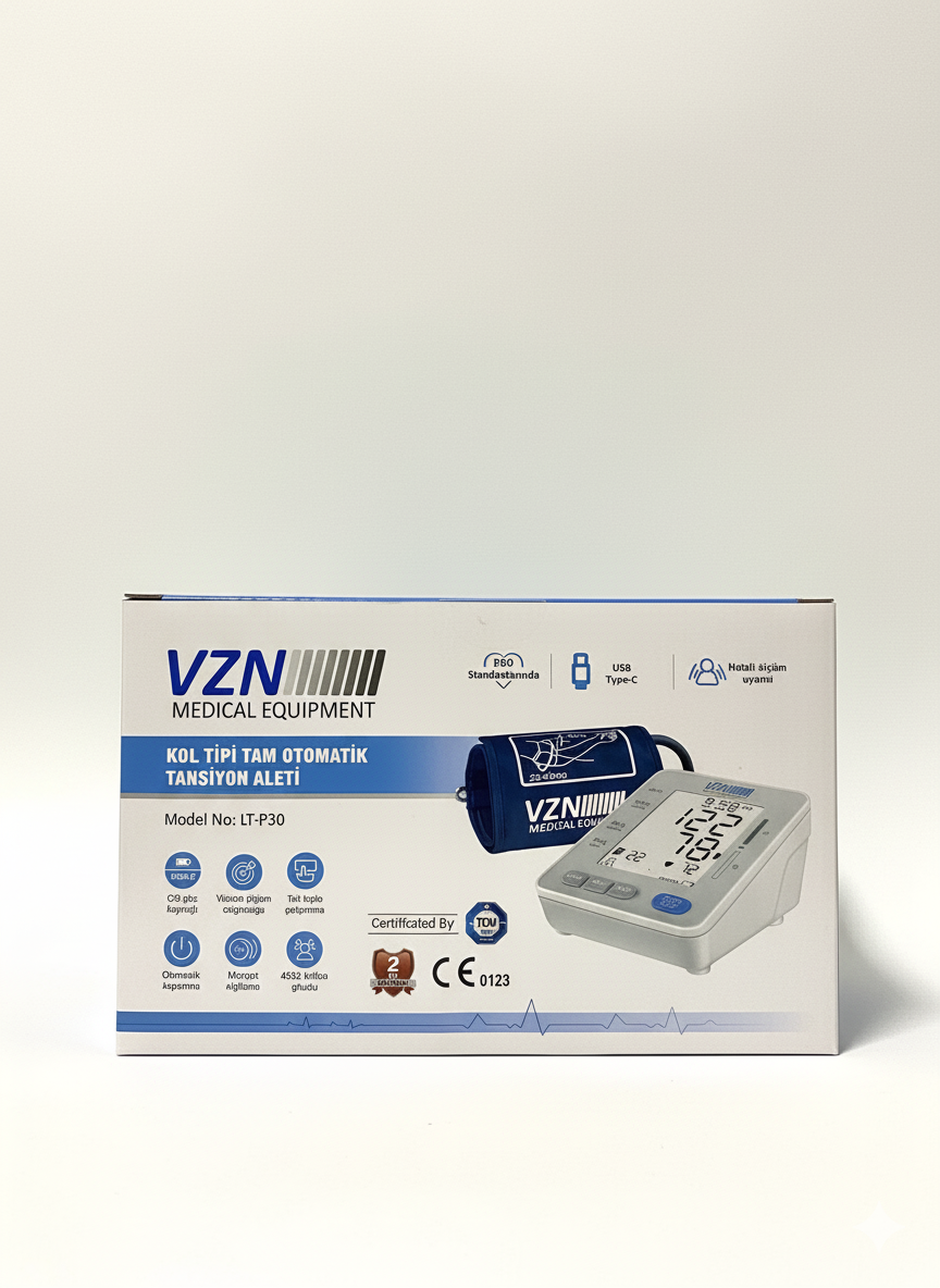 VZN Kol Tipi Tam Otomatik Tansiyon Aleti
