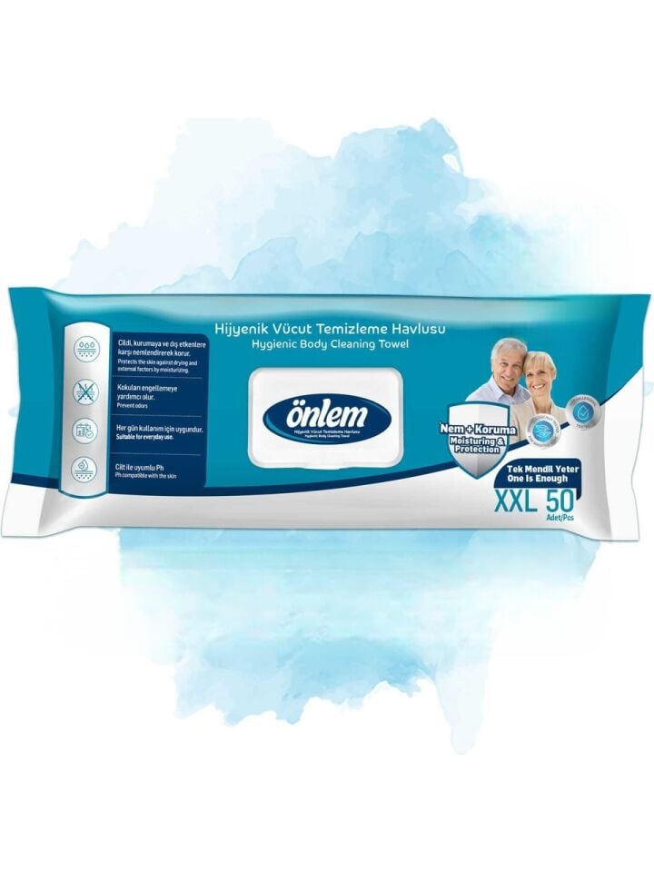 ÖNLEM Hijyenik Vücut Temizleme Havlusu