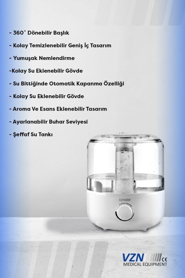 VZN Hava Nemlendirici Buhar Makinesi MS-008