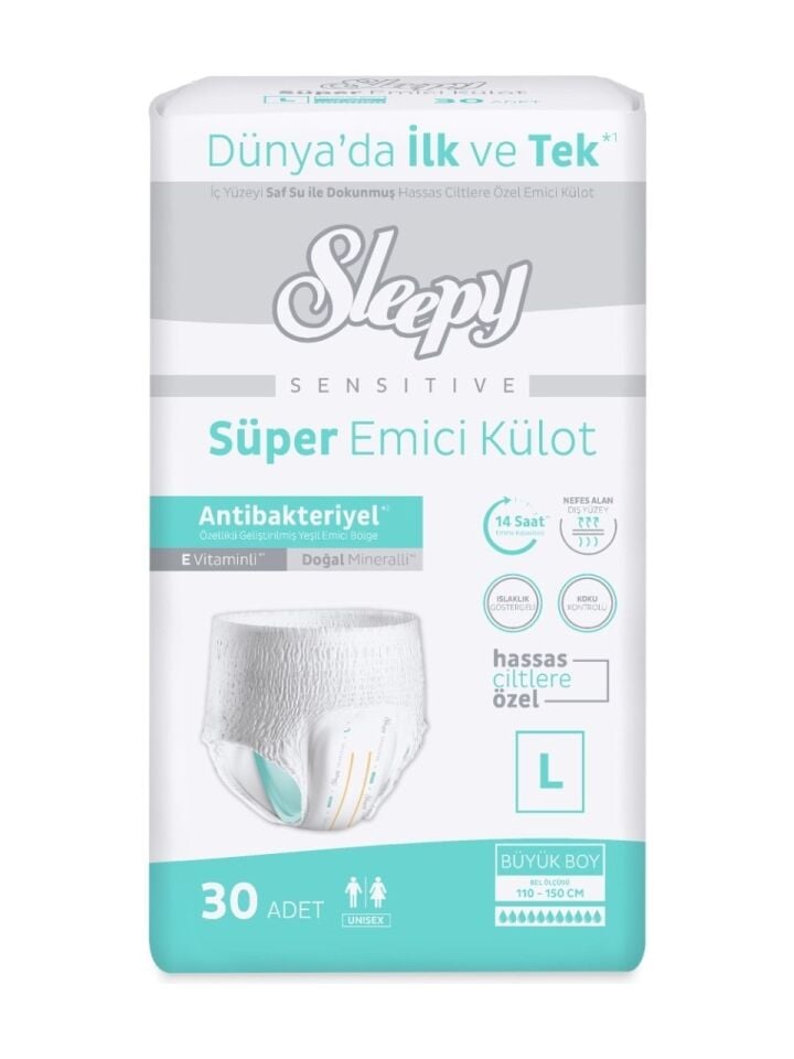 SLEEPY Emici Külot Bez 30'lu Large