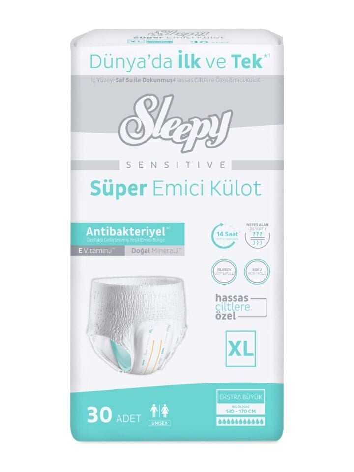 SLEEPY Emici Külot Bez 30'lu XLarge