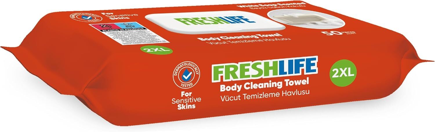 FRESHLIFE Vücut ve Perine Bölgesi Temizleme Havlusu