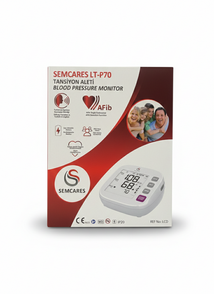 SEMCARES LT-P70 Afib Özellikli Tansiyon Aleti