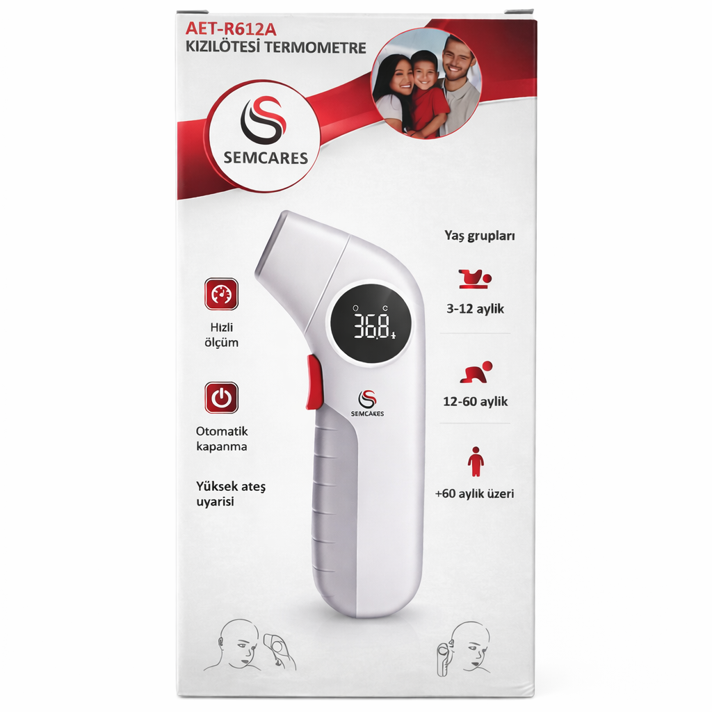 SEMCARES Temassız ve Kulaktan Ateş Ölçer